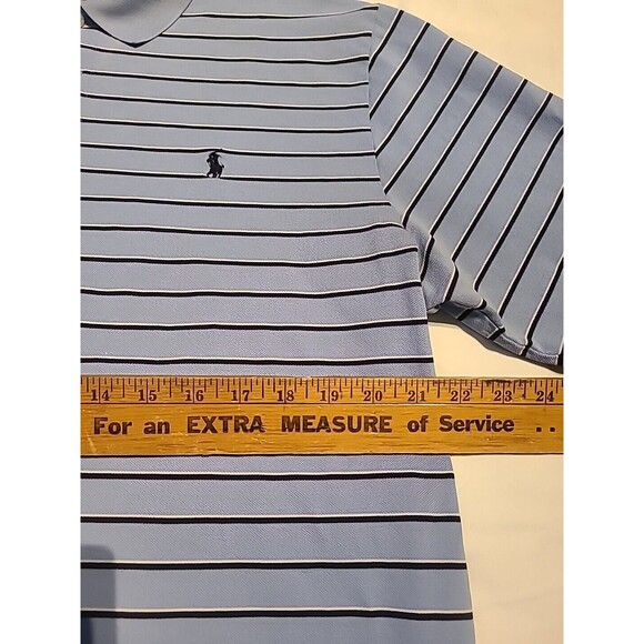 Polo Ralph Lauren Performance Polo Shirt Mens Extra Large Short Sleeve Striped - Picture 5 of 5